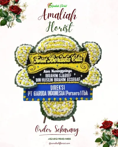 Papan Bunga Duka di Belik
